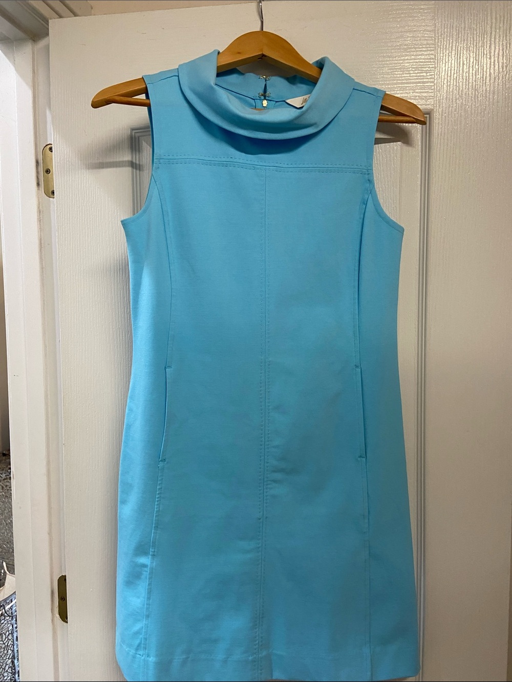 Lilly Pulitzer Sleeveless Shift Dress in Aqua